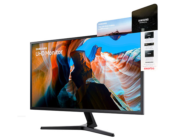 Samsung corner banner Monitor 3D